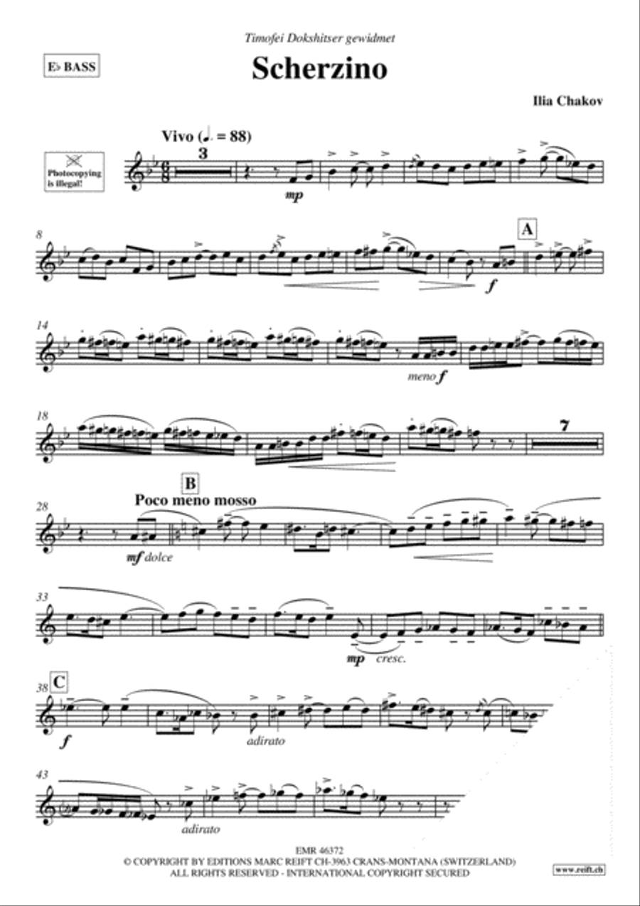 Scherzino Voice Solo scores gallery preview page 3
