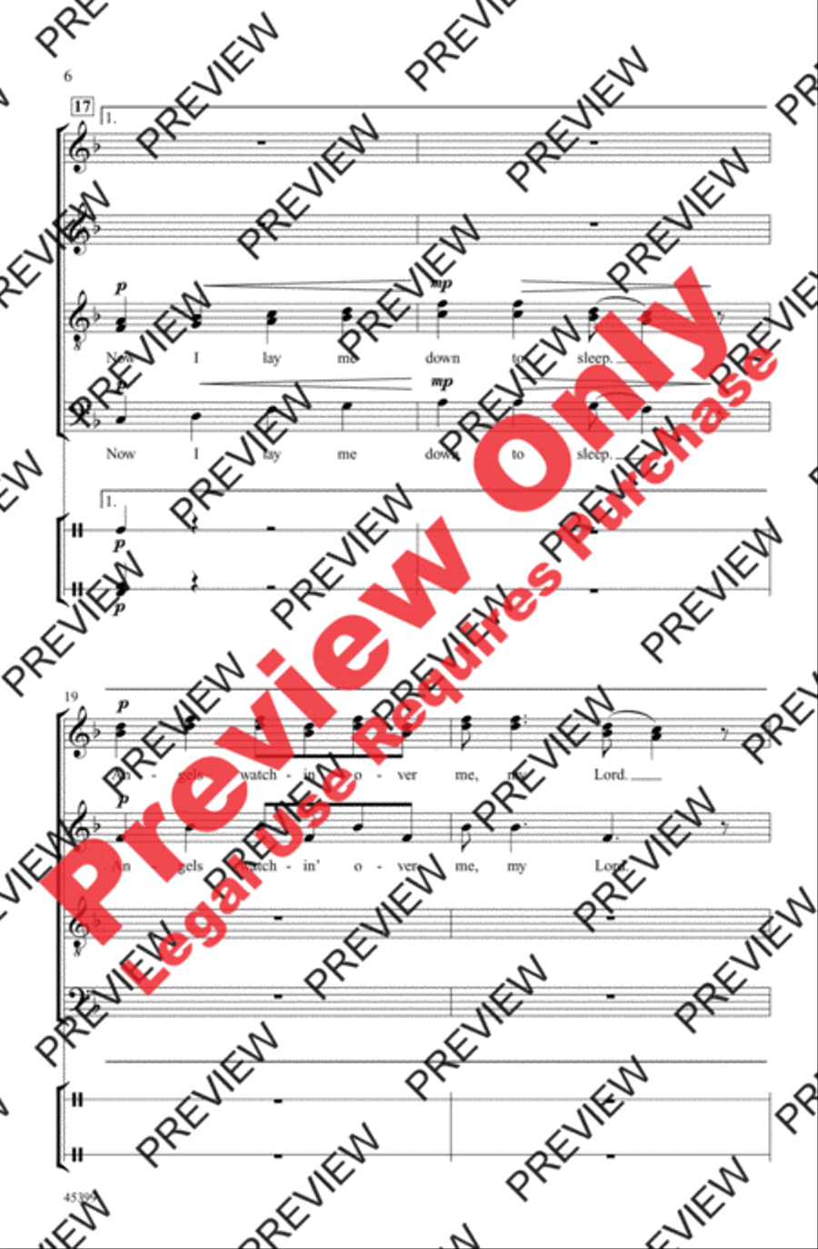 All Night, All Day All Night, All Day 4-Part scores gallery preview page 5