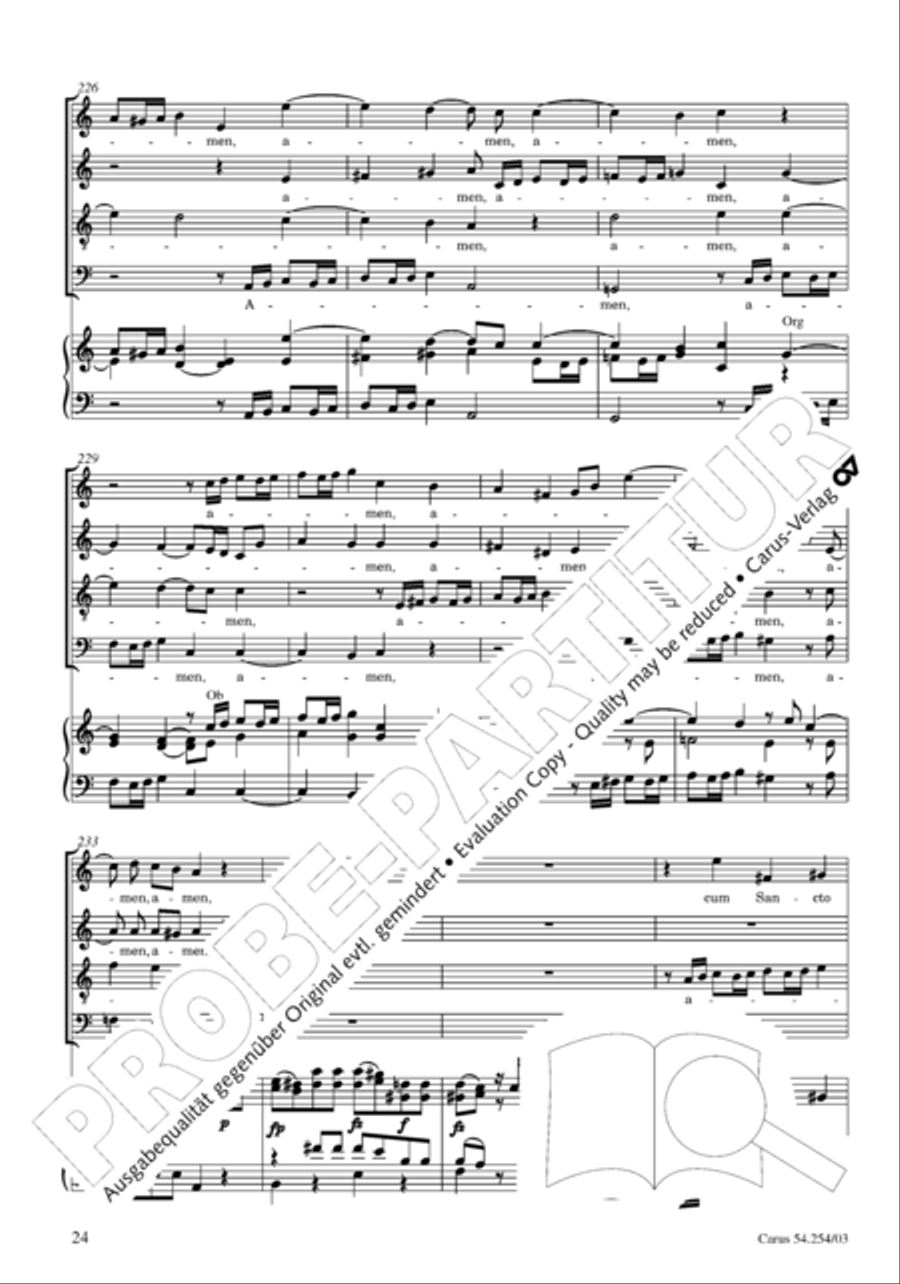 Missa Sancti Hieronymi 4-Part scores gallery preview page 25