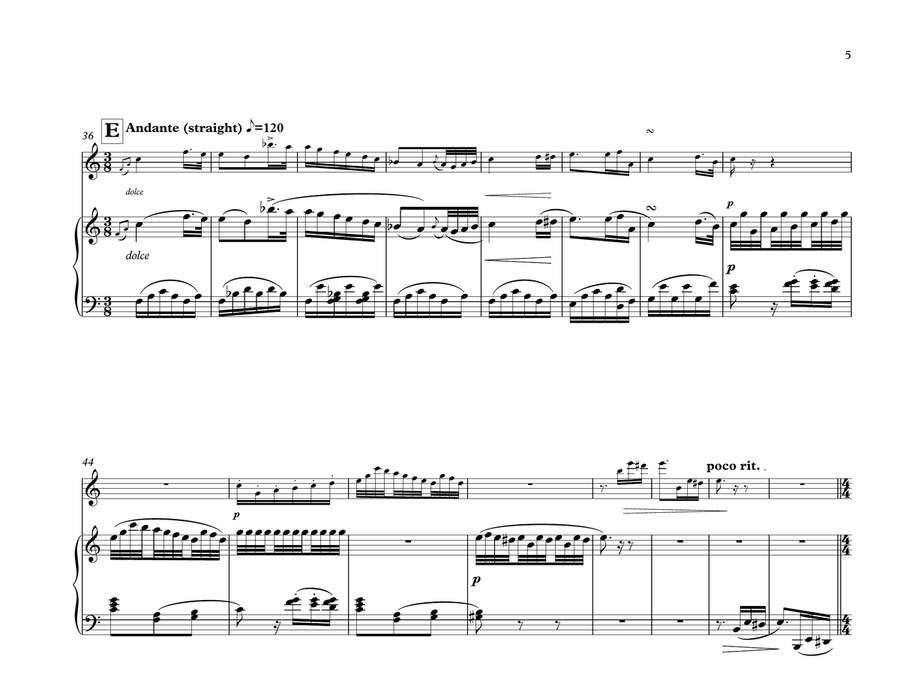 Für Elise Boogie Woogie for Harmonica & Piano Piano scores gallery preview page 5
