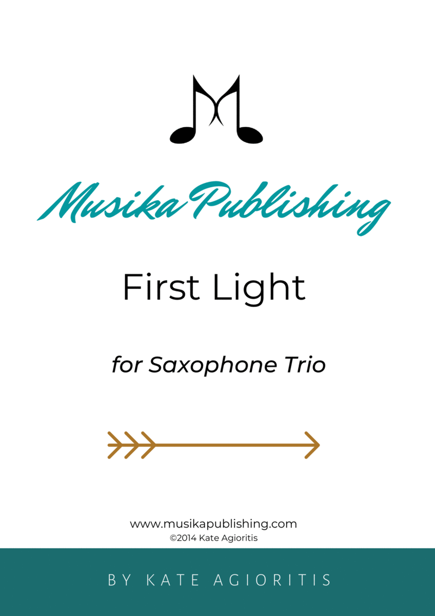 First Light - Saxophone Trio image number null