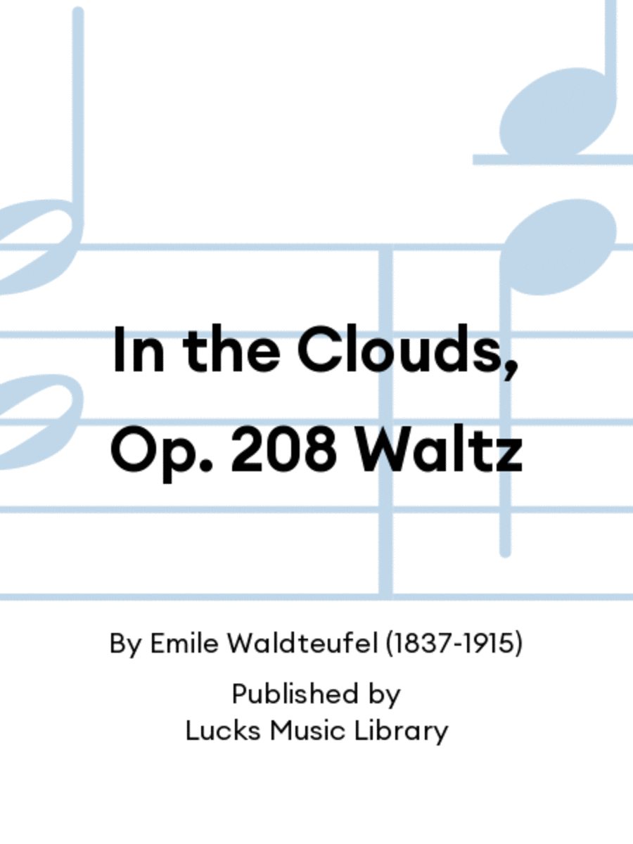 In the Clouds, Op. 208 Waltz Set of Parts scores gallery preview page 1
