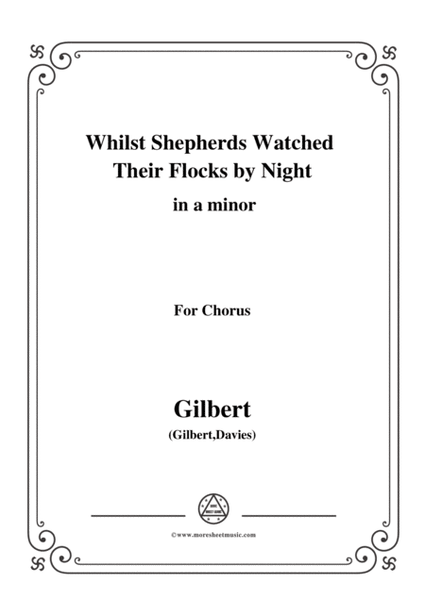 Gilbert-Christmas Carol,Whilst Shepherds Watched Their Flocks by Night,in a minor image number null