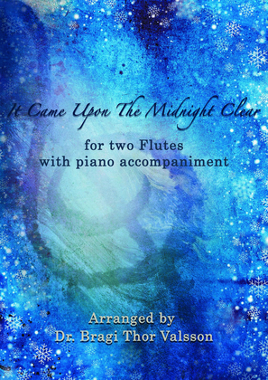 It Came Upon The Midnight Clear - two Flutes with Piano accompaniment
