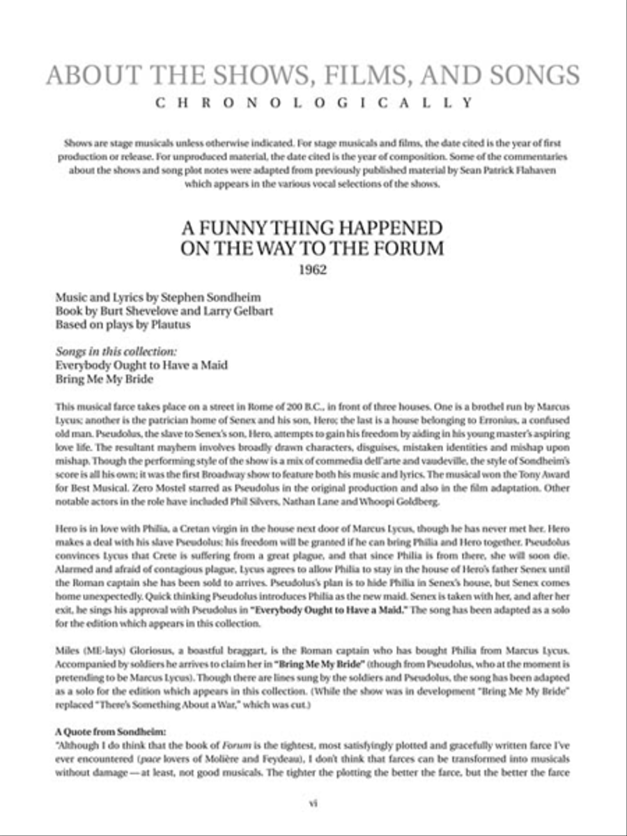 Sondheim for Singers Baritone Voice scores gallery preview page 6