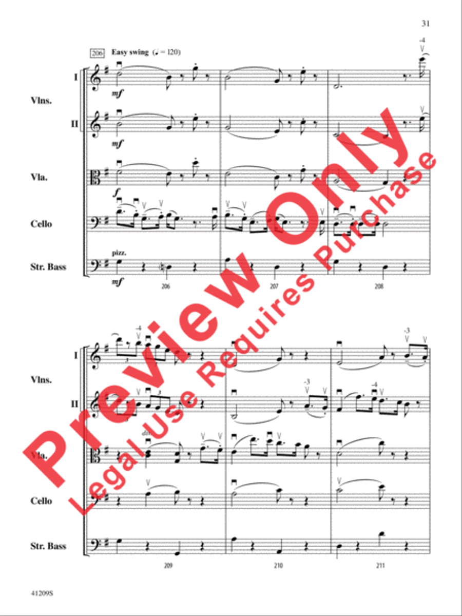 The Wizard of Oz String Orchestra scores gallery preview page 32
