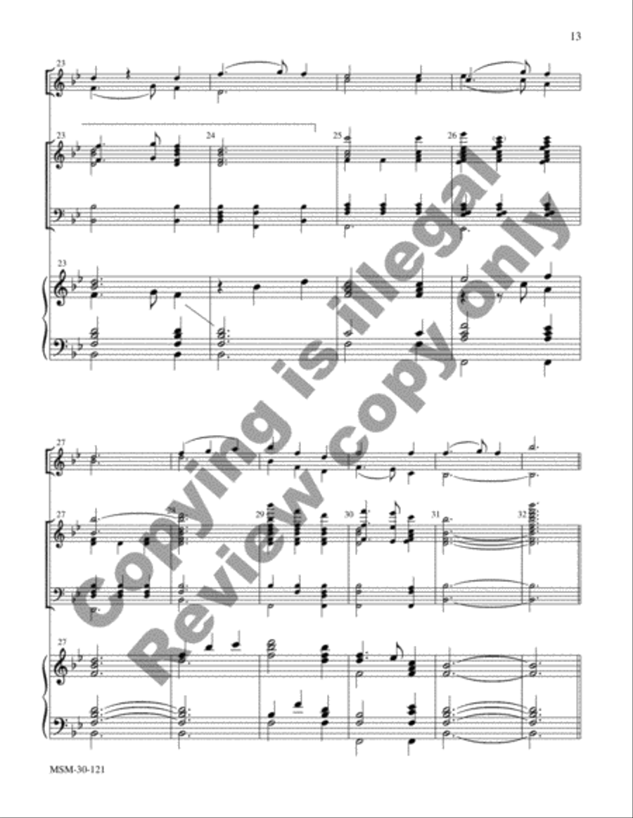 Flexible Hymn Accompaniments for Handbells, Set 1 Choir scores gallery preview page 26