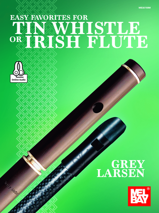Book cover for Easy Favorites for Tin Whistle or Irish Flute
