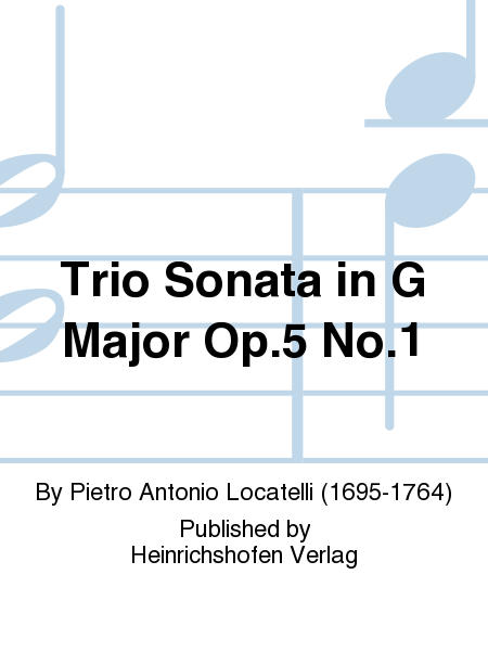 Trio Sonata in G Major Op. 5 No. 1