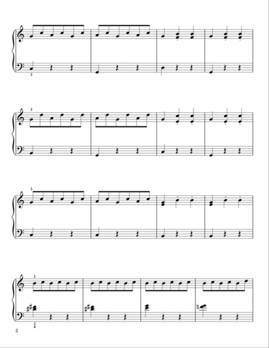 The Skaters Waltz Easy Piano scores gallery preview page 2