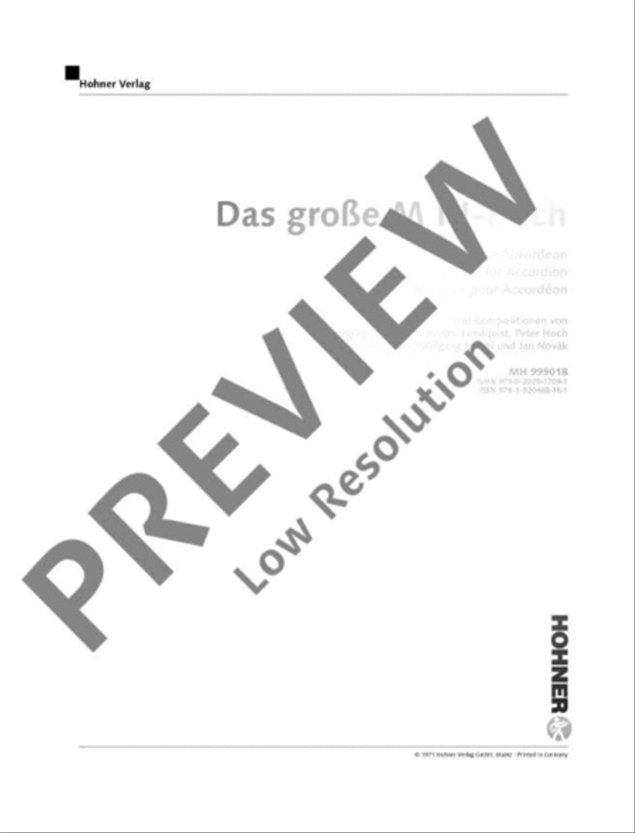 Das große M III-Buch für Akkordeon Accordion scores gallery preview page 2