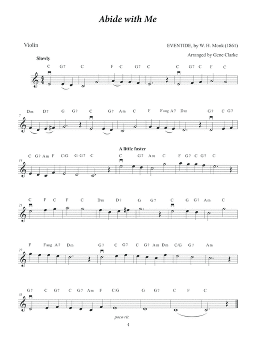 Hymns Made Easy for Violin