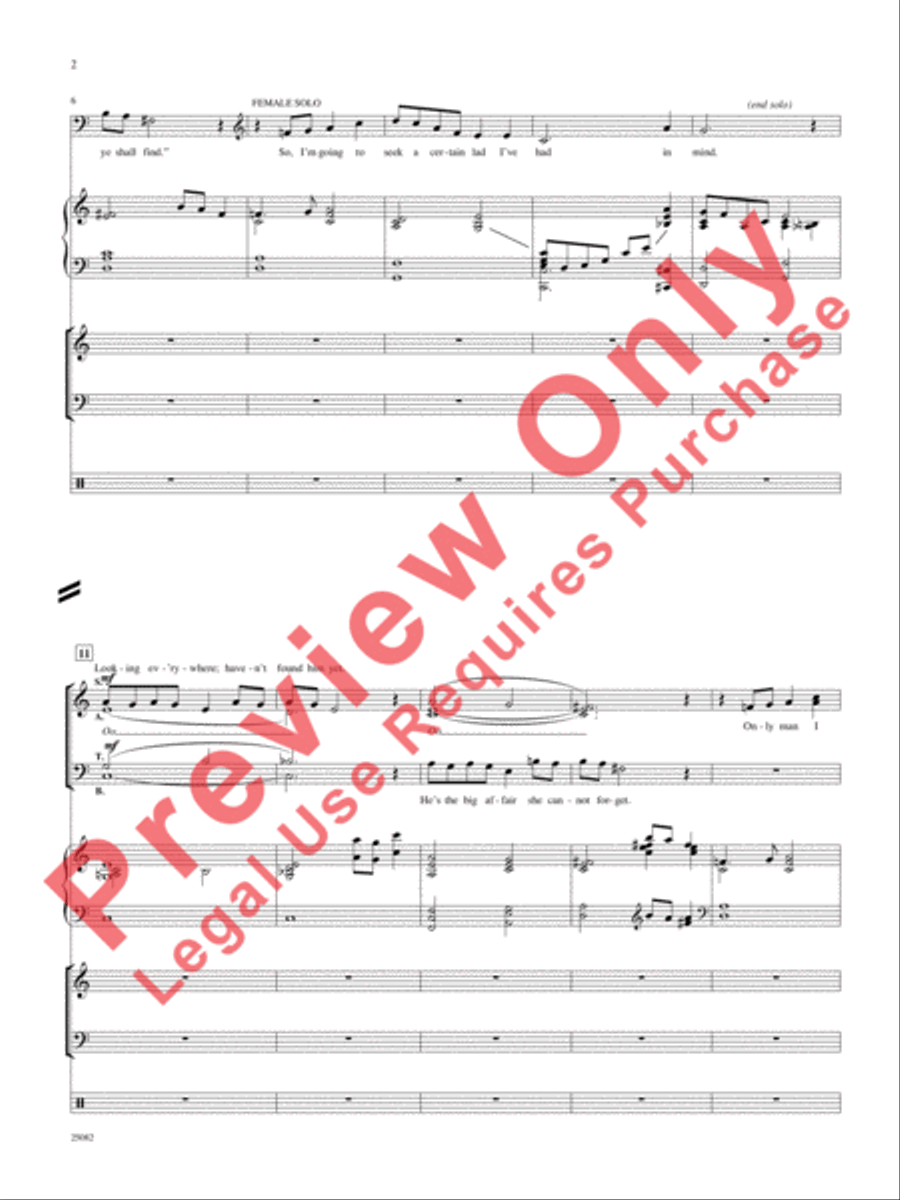 Someone to Watch Over Me Choir scores gallery preview page 3