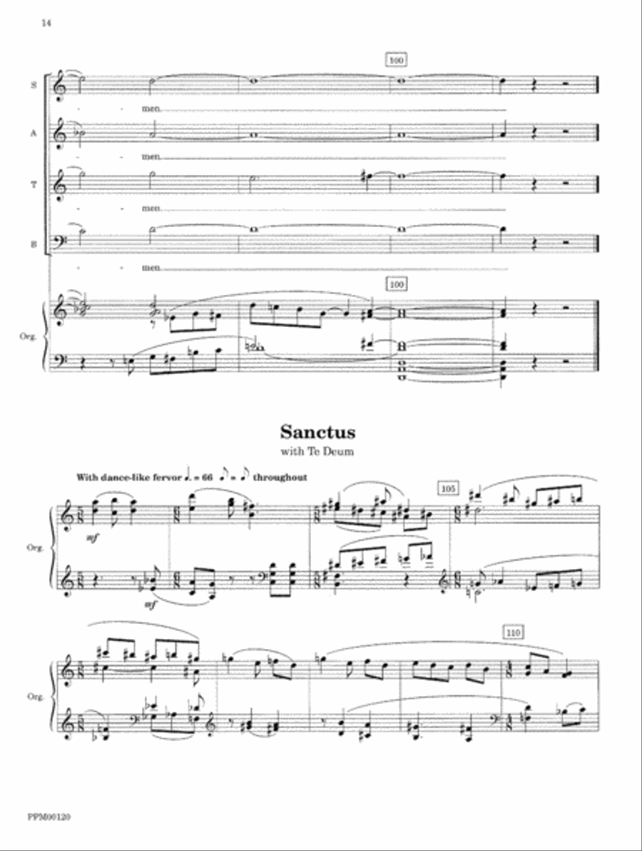 Transfiguration: An Ecumenical Mass Divisi scores gallery preview page 17