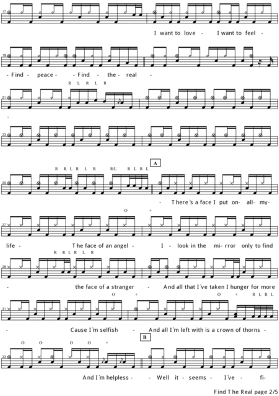 Find The Real Drum Set scores gallery preview page 2