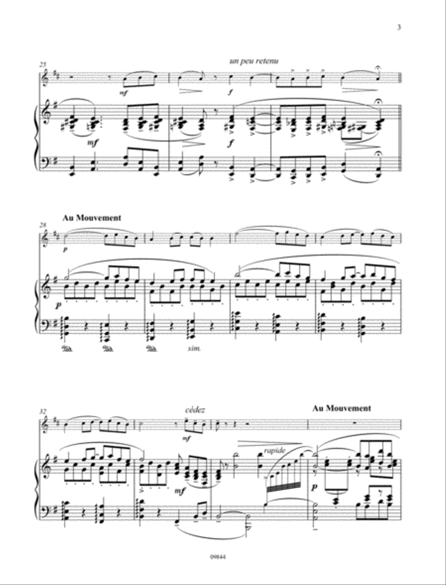 Pavane pour une infante défunte Piano Accompaniment scores gallery preview page 3