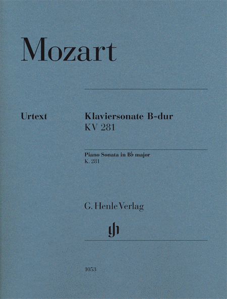 Mozart : Piano Sonata in B-flat Major, K281 (189f)