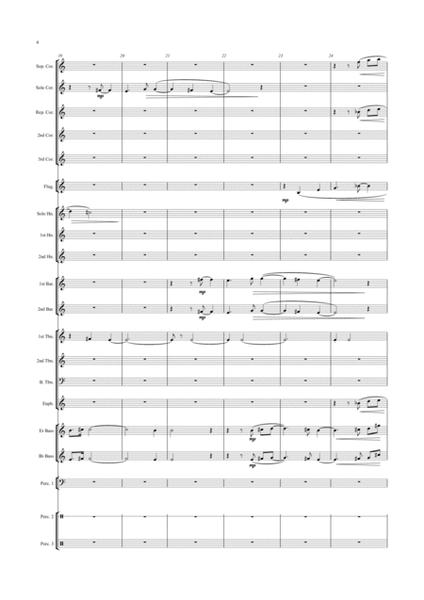 Interstellar Journey (Brass Band) - Score