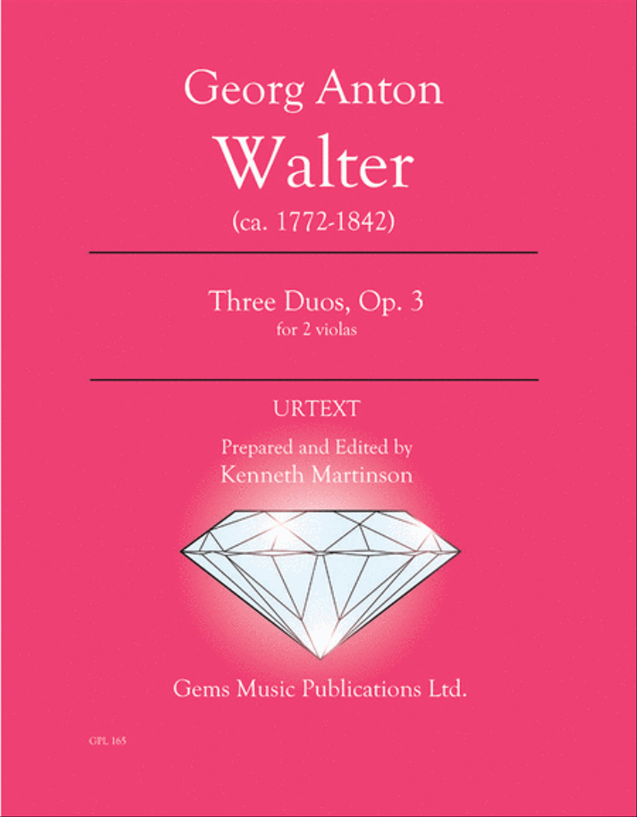 Three Duos, Op. 3 for 2 violas String Duet scores gallery preview page 1