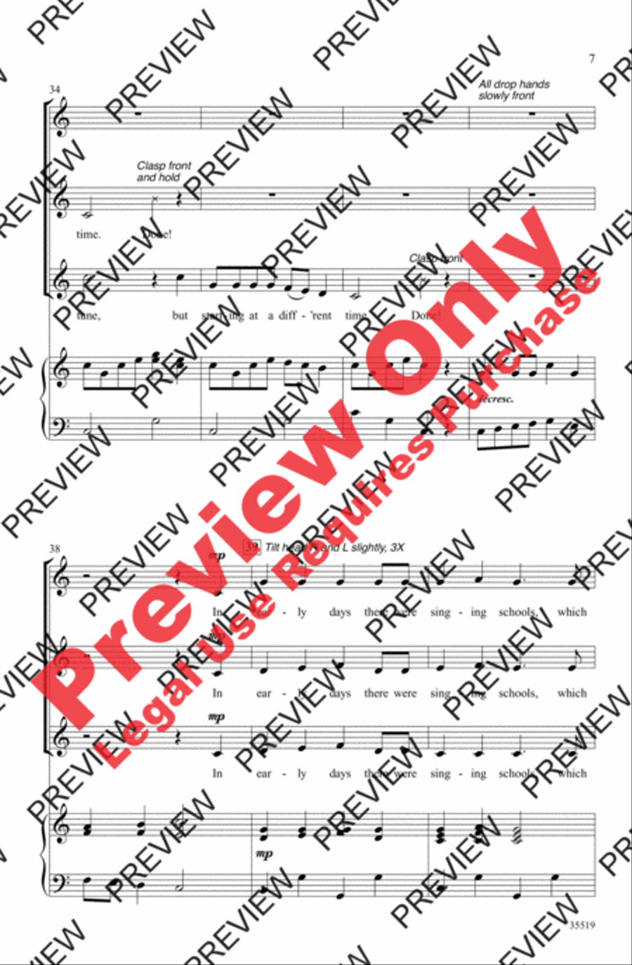 Singing A-Round SAB scores gallery preview page 7