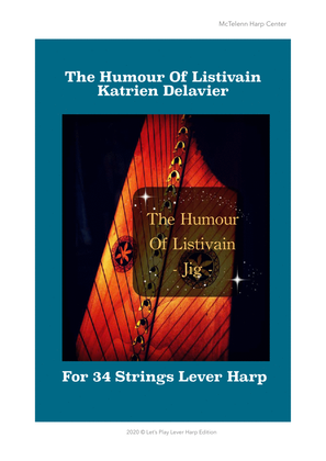 Book cover for The Humour Of Listivain - irish Jig - intermediate & 34 String Harp | McTelenn Harp Center