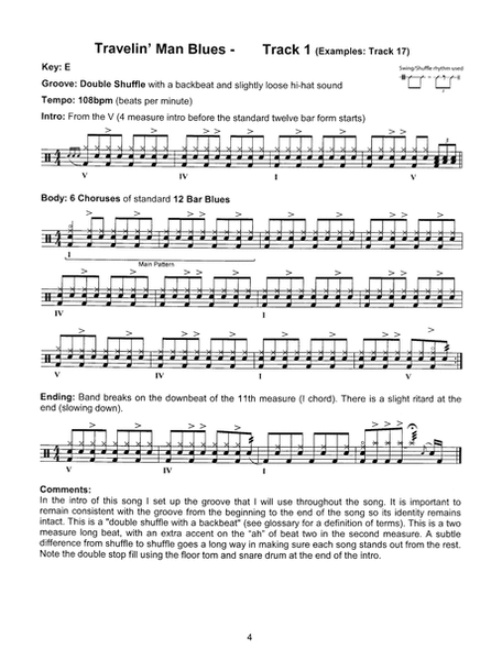 Blues Drums Play-Along Trax image number null