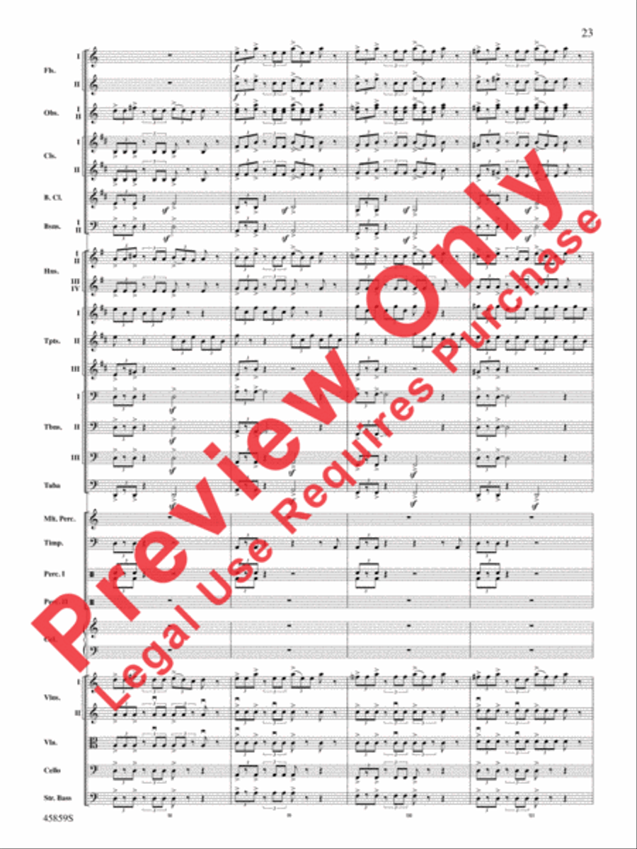 Fantastic Beasts and Where to Find Them Full Orchestra scores gallery preview page 23