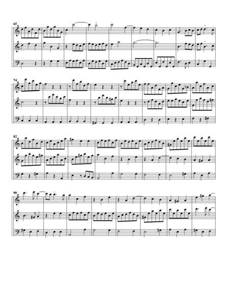 Trio sonata TWV 42 g1 (Arrangement for 3 recorders (AAB))