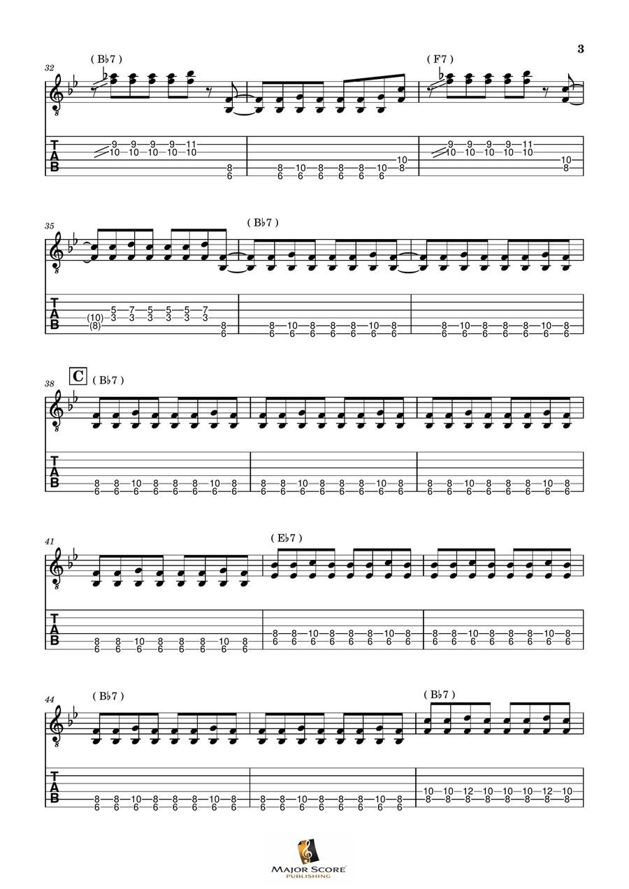 Johnny B. Goode Electric Guitar scores gallery preview page 3