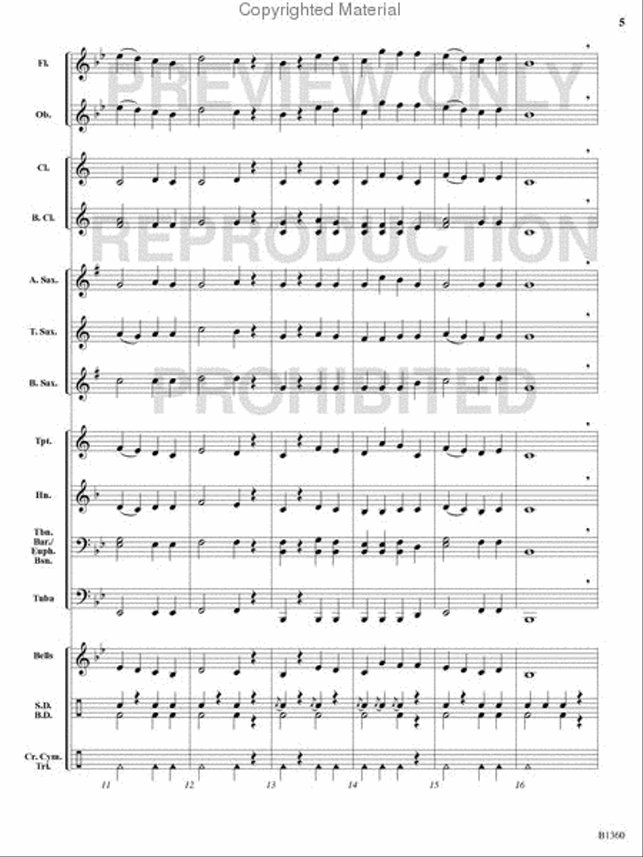 The Nutcracker Concert Band scores gallery preview page 4