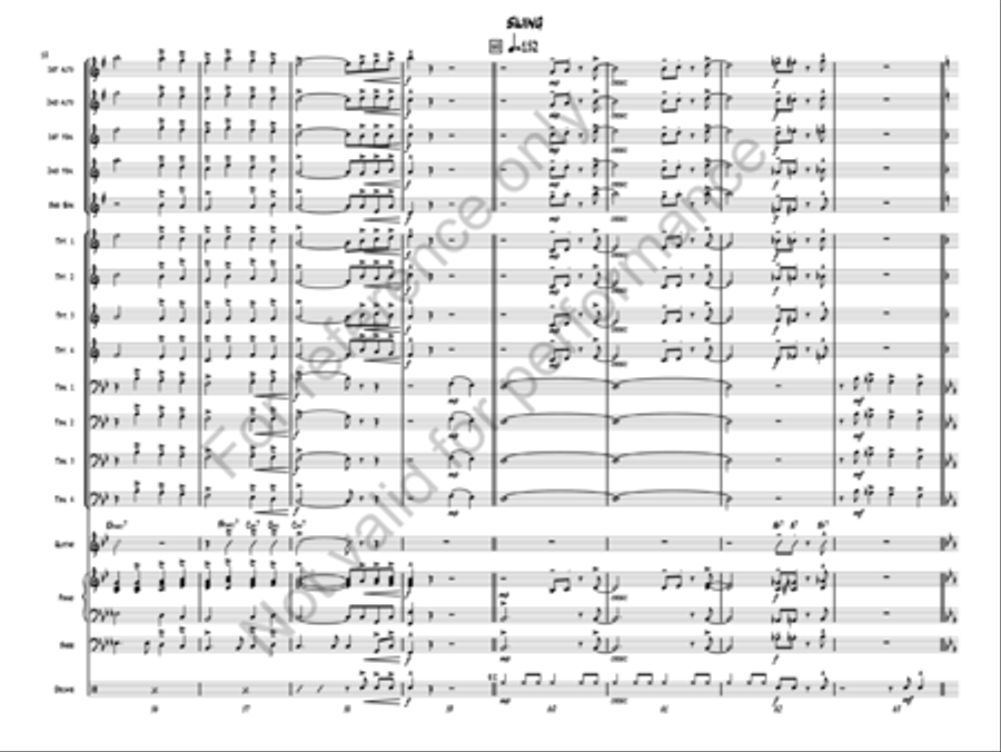 Trombones Under The Tree Jazz Ensemble scores gallery preview page 9