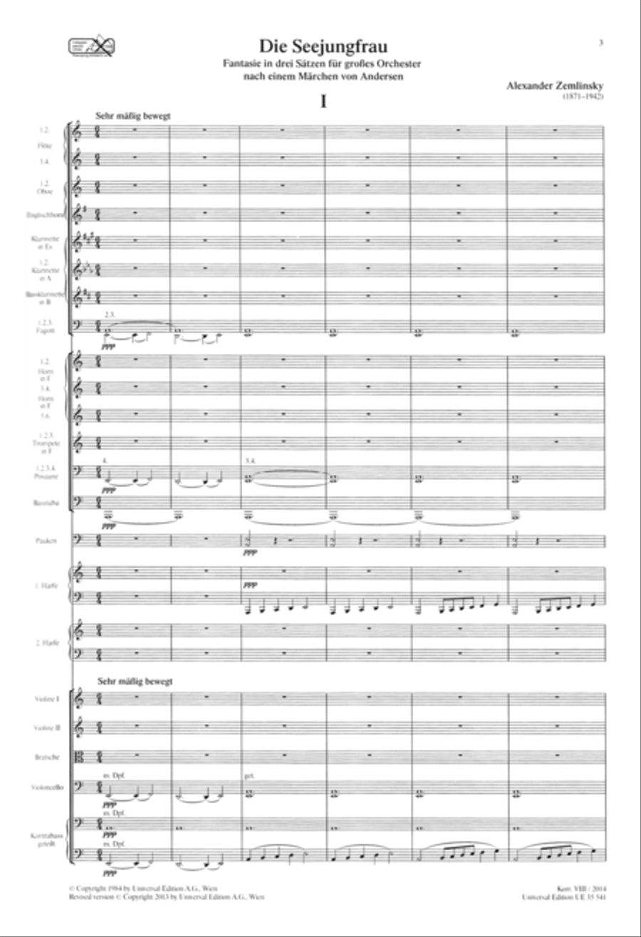 Die Seejungfrau (The Mermaid) Study Score scores gallery preview page 2