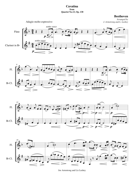 Cavatina from No.13, Op. 130