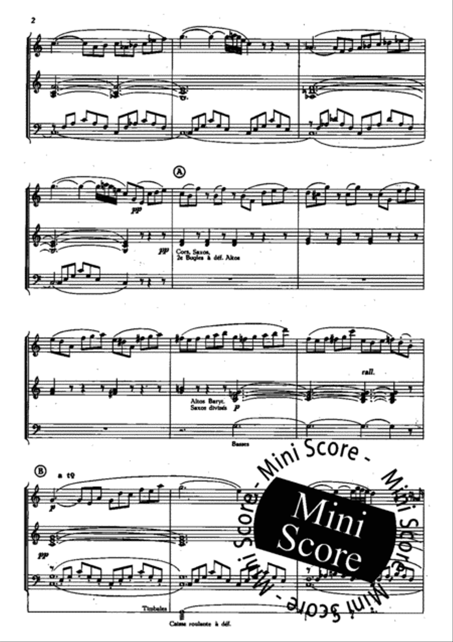 Les Diamants de la Couronne Concert Band scores gallery preview page 5