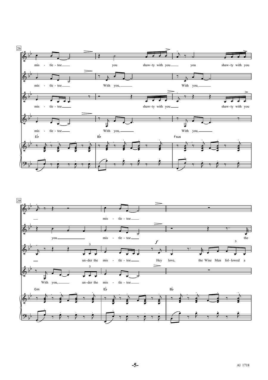 Mistletoe Mistletoe SSAA scores gallery preview page 5
