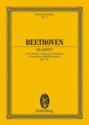 Book cover for String Quartet in C-sharp minor, Op. 131