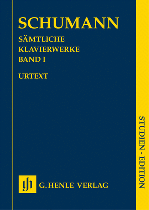 Book cover for Complete Piano Works – Volume 1