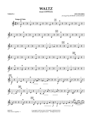 Waltz (from Coppelia) - Violin 2
