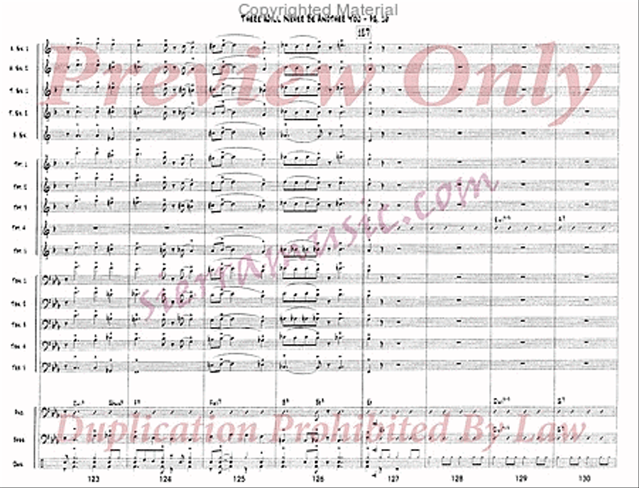 There Will Never Be Another You Jazz Ensemble scores gallery preview page 17