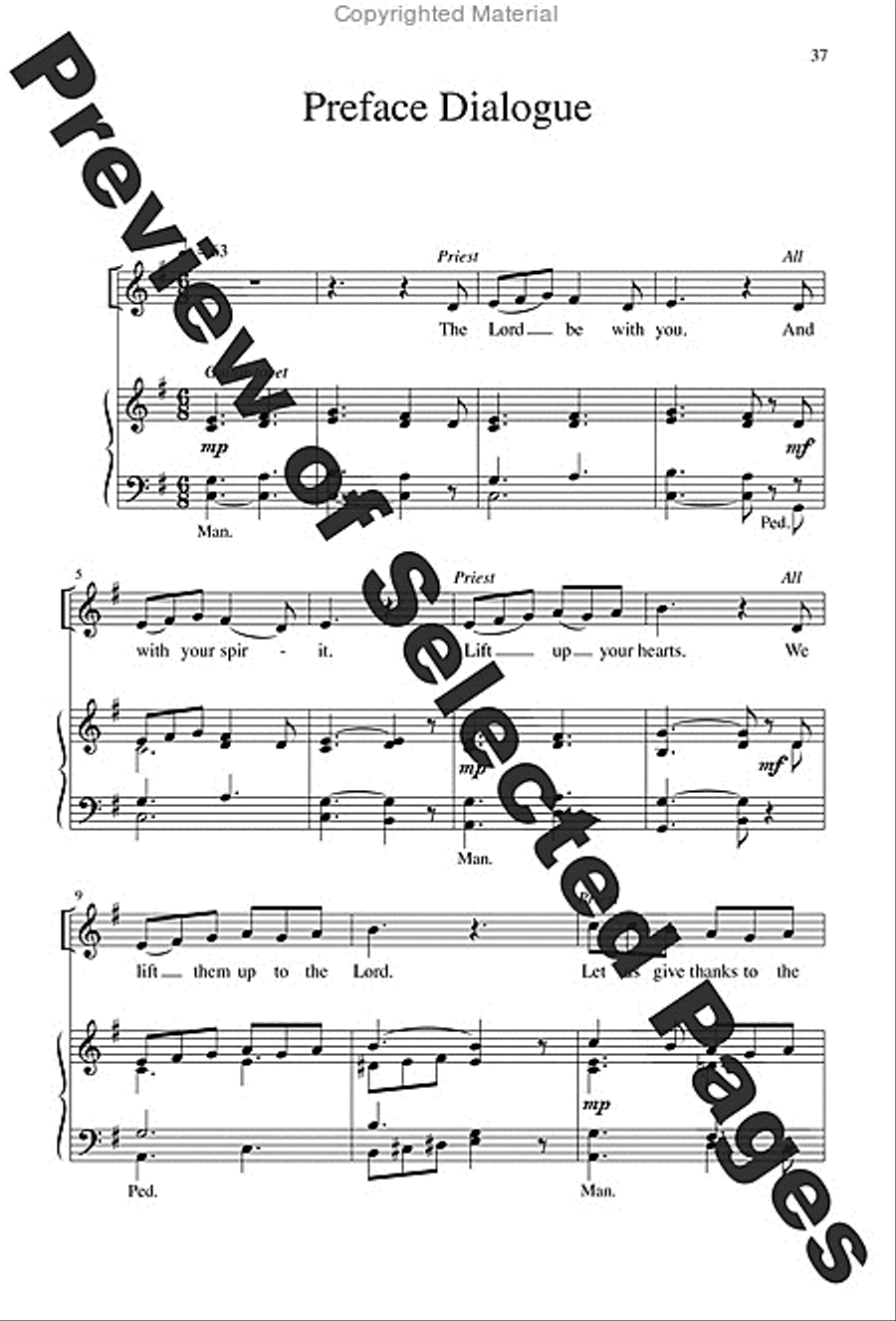 Mass of the Angels and Saints - Choral / Accompaniment Edition 3-Part scores gallery preview page 19