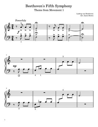 Beethoven Symphony No. 5 (Level 1 / 2a)