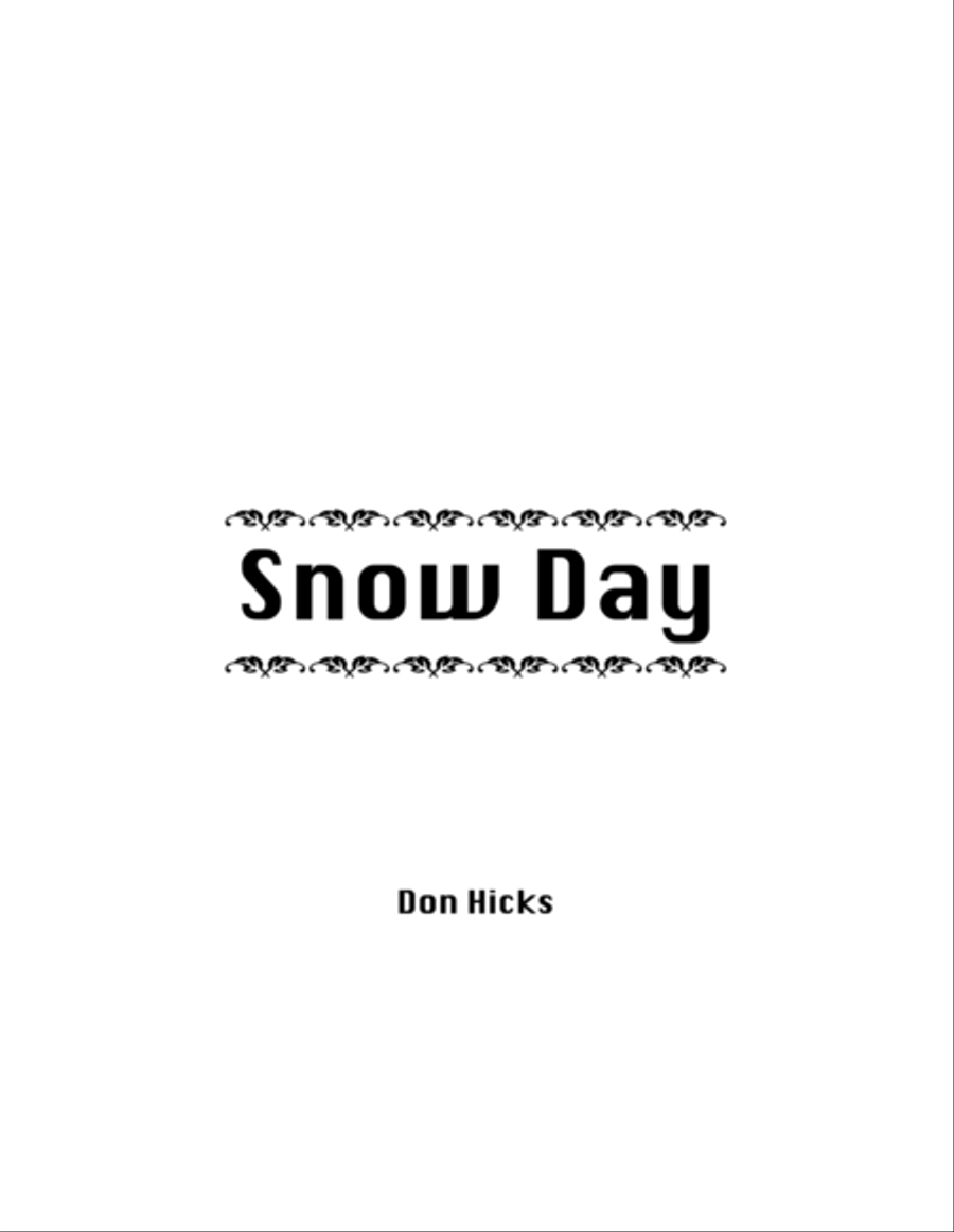 Snow Day Piano Quartet scores gallery preview page 1