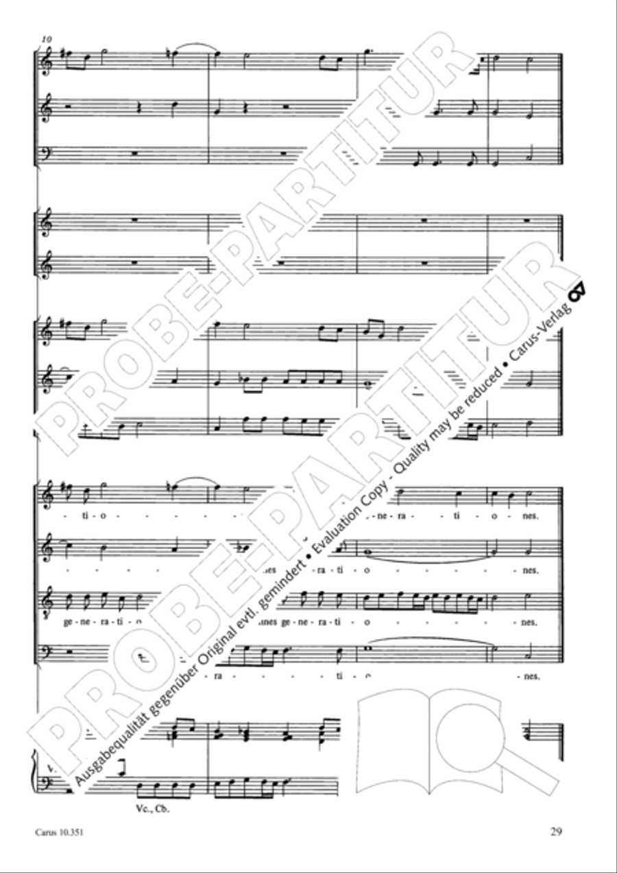 Magnificat Magnificat 4-Part scores gallery preview page 30