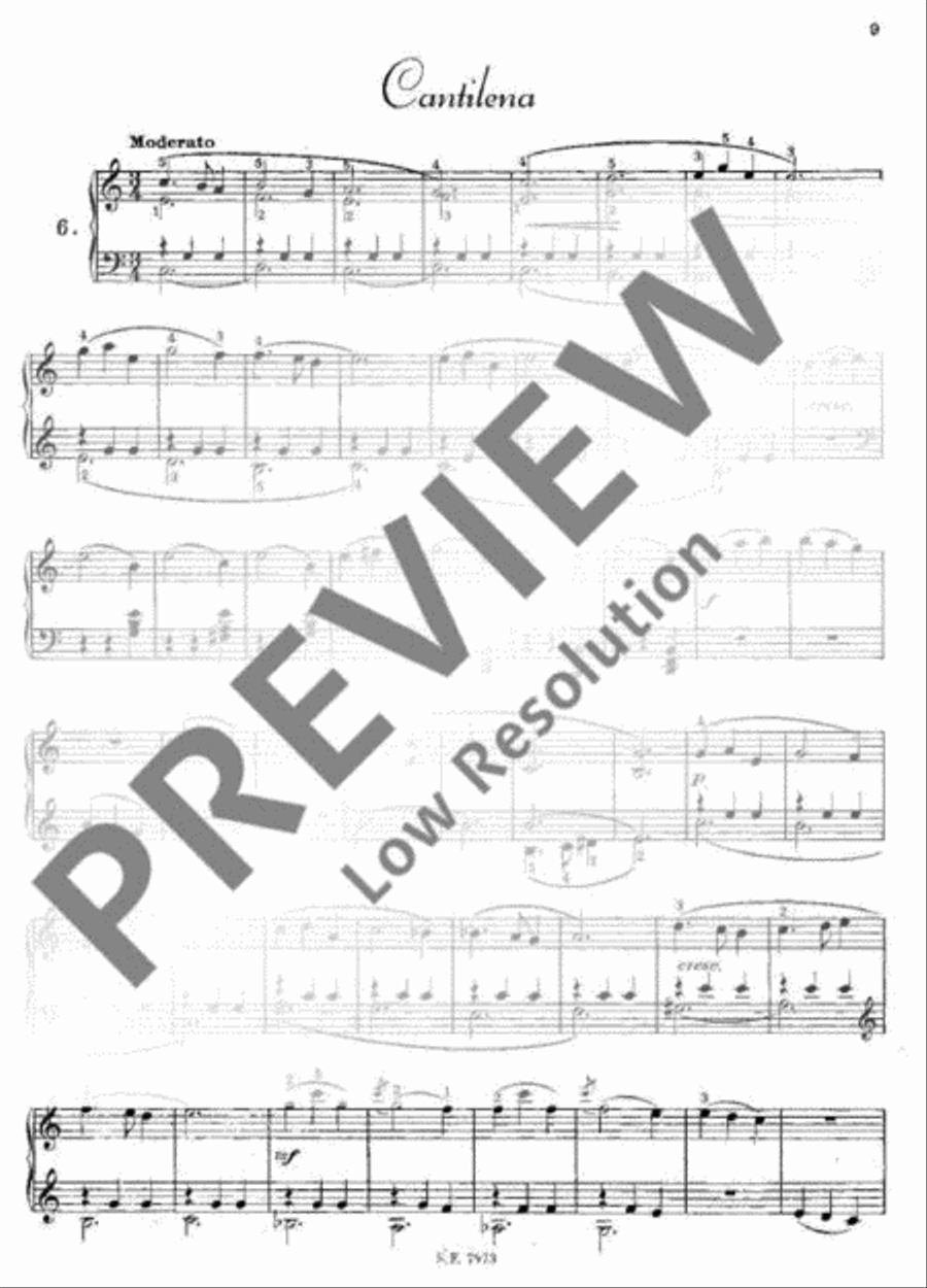 10 Pieces for Children Piano Solo scores gallery preview page 10