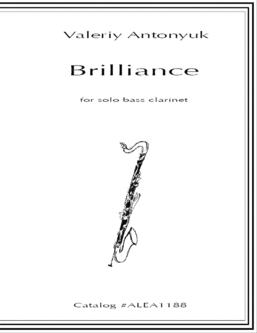 Brilliance Brilliance Bass Clarinet scores gallery preview page 1