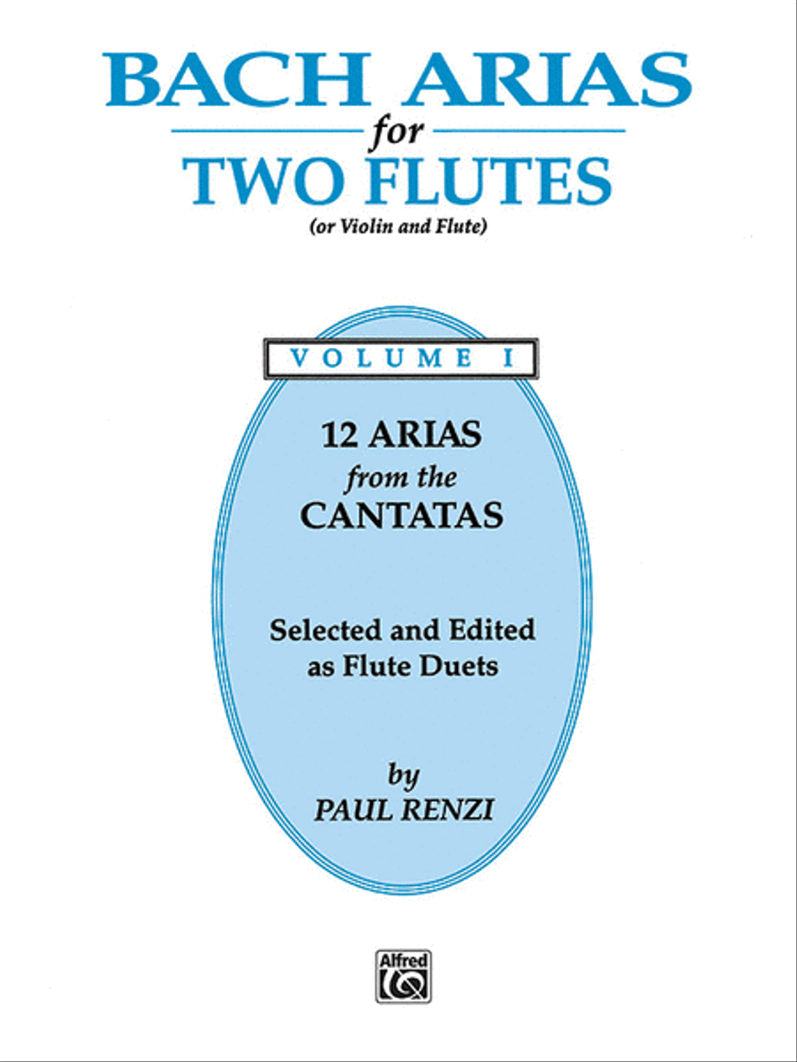 Bach Arias for Two Flutes, Volume 1 Flute Duet scores gallery preview page 1