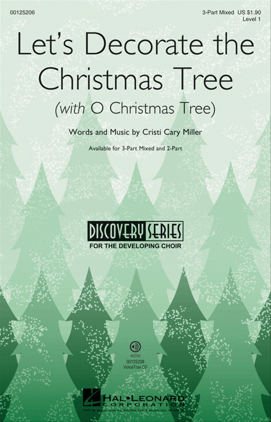 Let's Decorate the Christmas Tree 3-Part scores gallery preview page 1