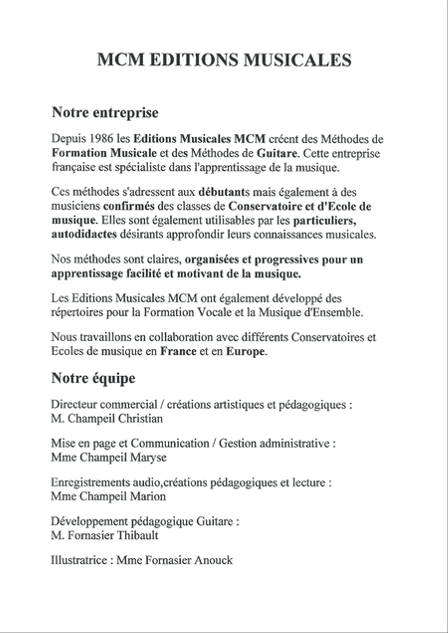 9 Pièces faciles pour Guitare débutant Guitar Solo scores gallery preview page 3