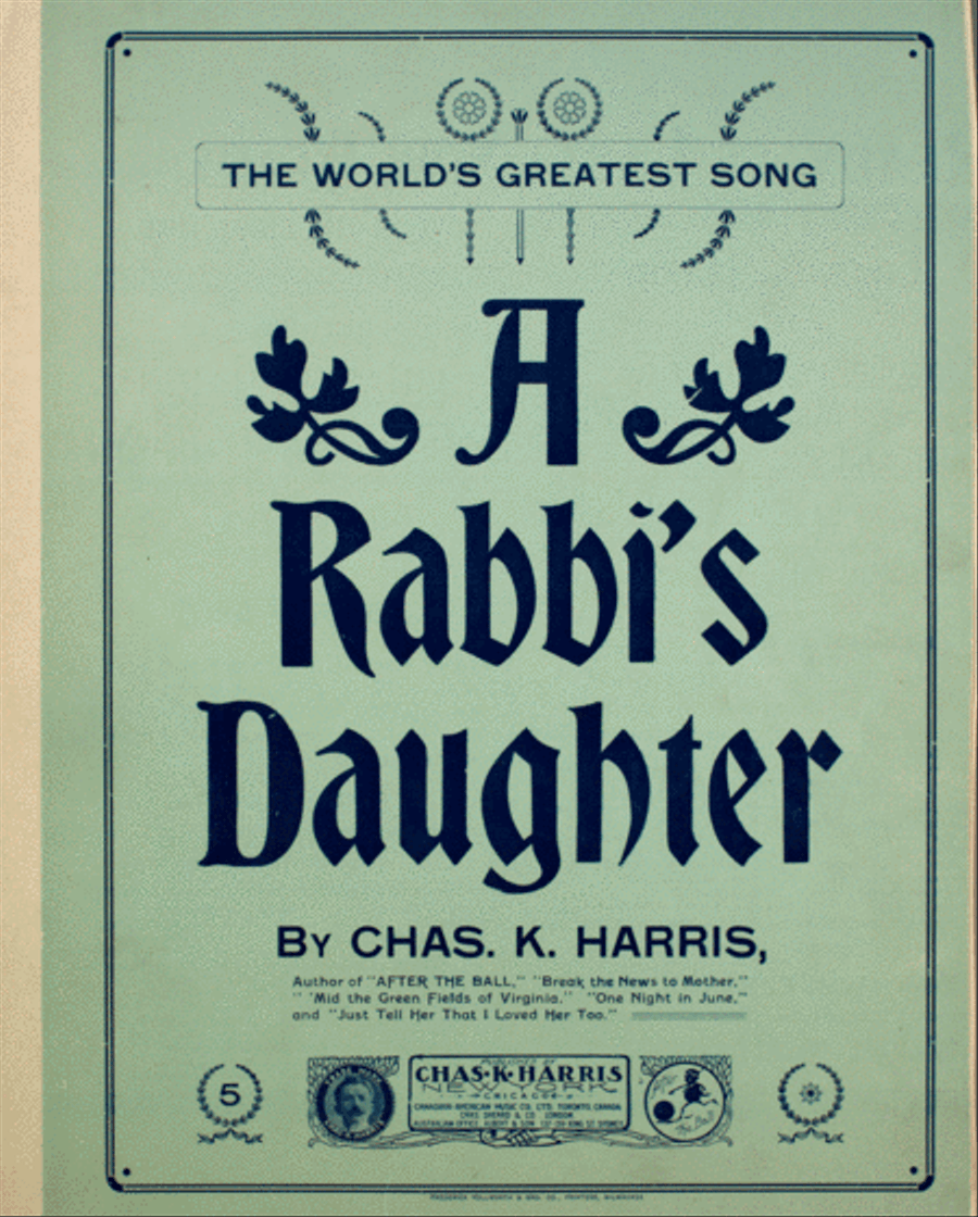 A Rabbi's Daughter Voice scores gallery preview page 1