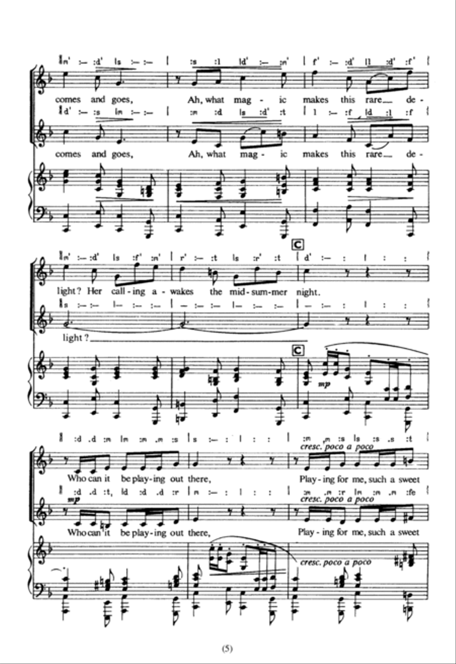 Where The Gentle Avon Flows (Elizabethan Serenade) 2-Part scores gallery preview page 5